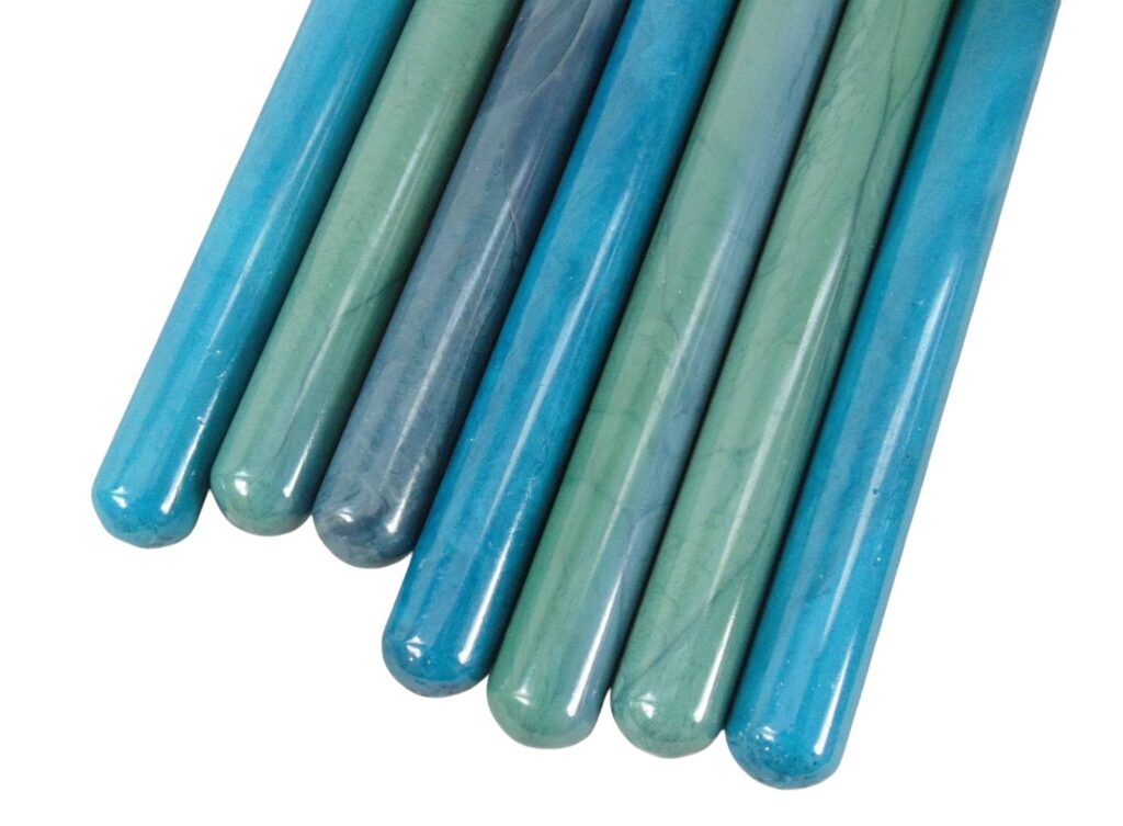 blue catalin bakelite rods
