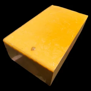 Yellow Amber Bakelite Catalin Block Rod 1750 grams