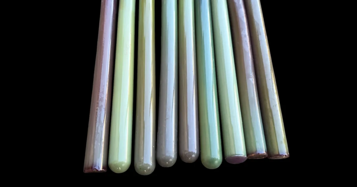 Catalin Rods Marbled Green Bakelite Catalin Rod 40 grams (1-piece) - Old Catalin ...