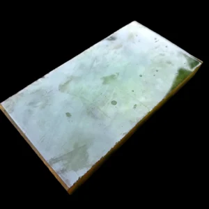 Translucent Green Amber Bakelite Catalin Block 634 grams