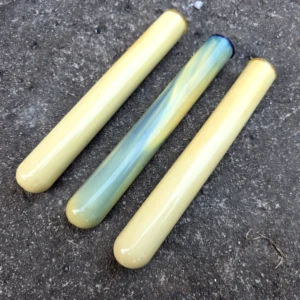 Lot of 3 Yellow Amber Bakelite Catalin Rods 410 grams