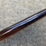 Vintage veined translucent yellow red Bakelite Catalin rod, 386 grams – photo 12