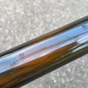 Vintage Marbled Yellow Green Blue Catalin Bakelite Rod 315 grams