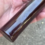 Vintage veined translucent purple red Bakelite Catalin rod, 319 grams – photo 4