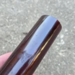 Vintage veined translucent purple red Bakelite Catalin rod, 319 grams – photo 5